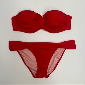 EUC Victoria’s Secret Red Bikini Size S 32B